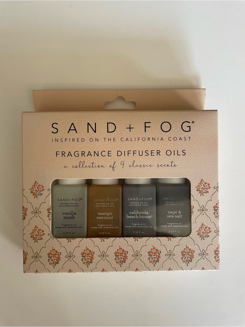 Sand + Fog Fragrance Diffuser Oil 4 Pack Set